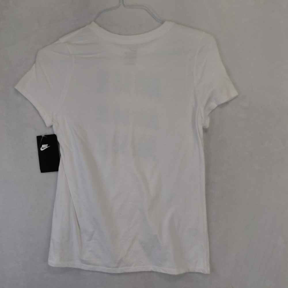 Nike Girls XL White Just Do It Glitter Graphic T-Shirt AQ3027-100 NWT - Picture 7 of 7